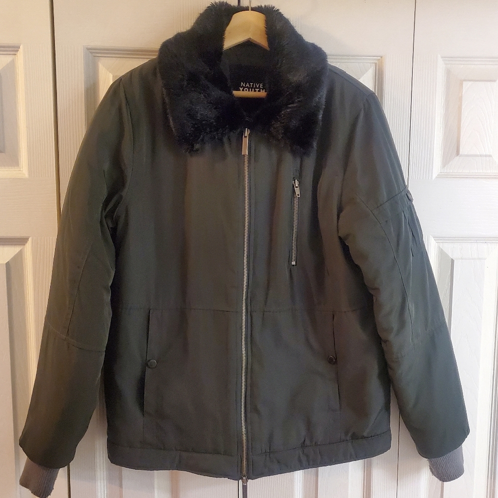 NATIVE YOUTH Parka Kaki size M